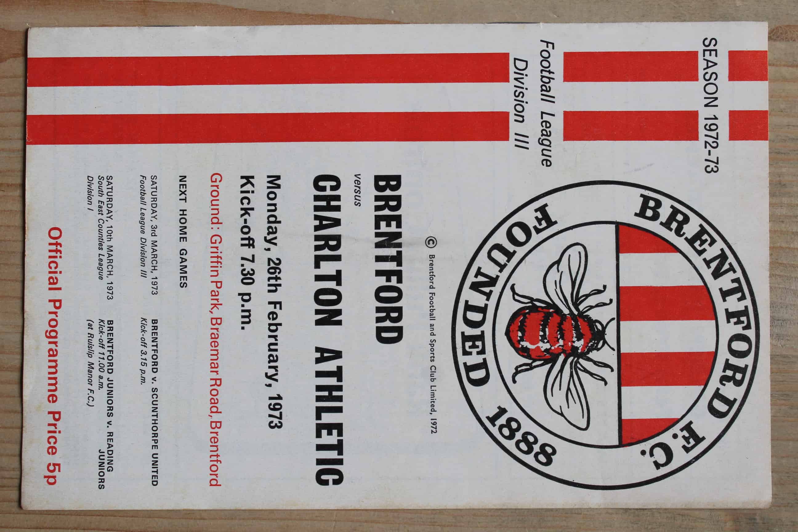 Brentford FC v Charlton Athletic FC